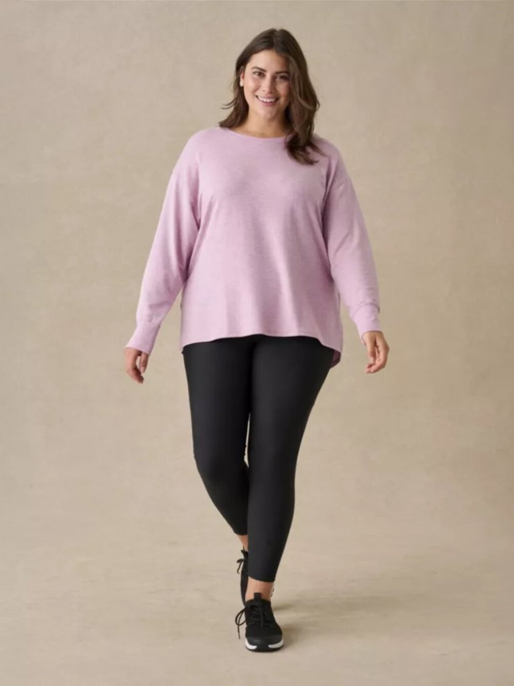 L.L. Bean Women's Light Purple Long Sleeve Tee